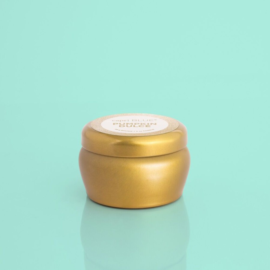 Capri Blue Pumpkin Dulce Glam Mini Tin, 3 Oz | Candles
