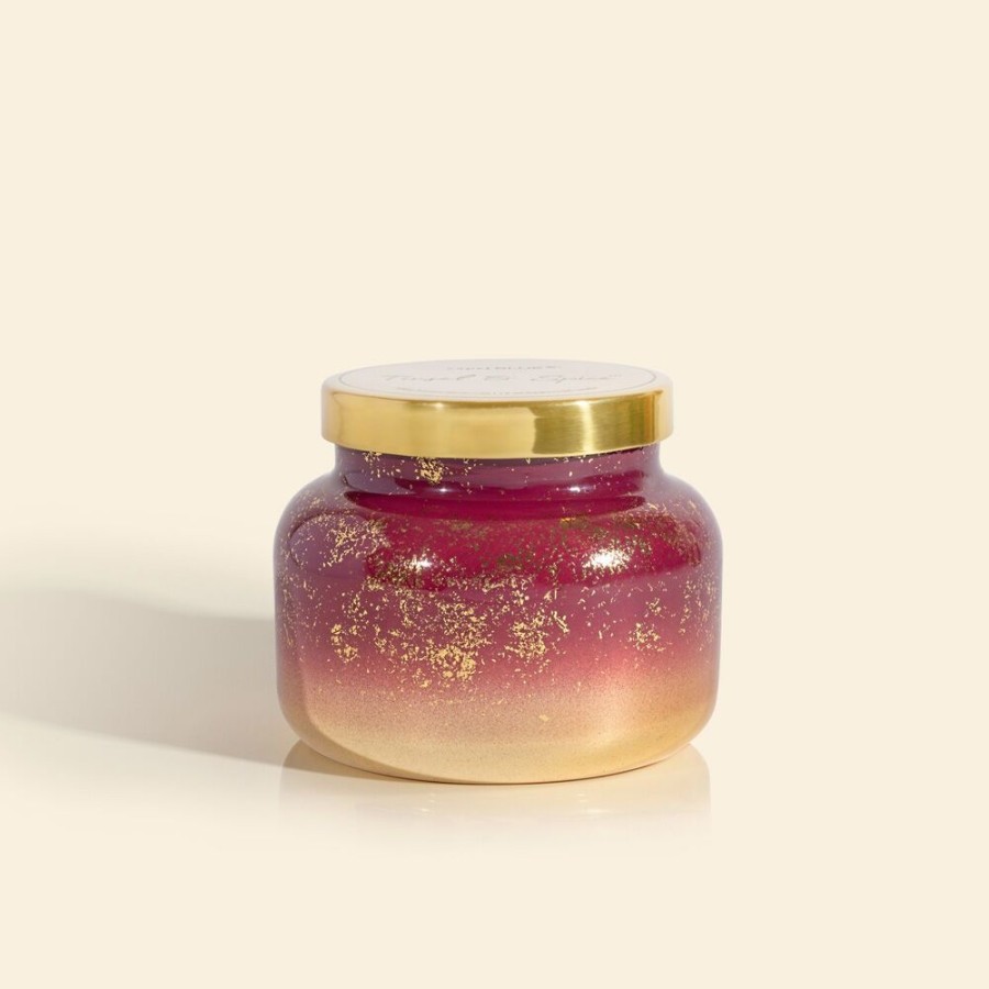 Capri Blue Tinsel & Spice Glimmer Signature Jar, 19 Oz | Candles