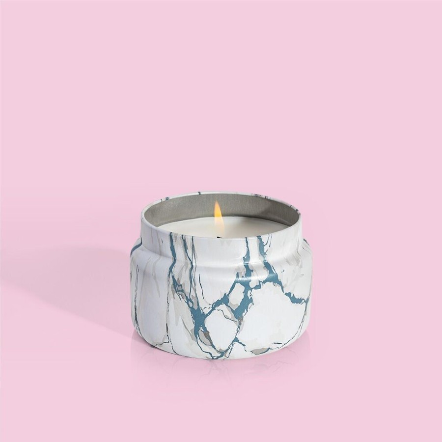 Capri Blue Volcano Modern Marble Printed Travel Tin, 8.5 Oz | Candles