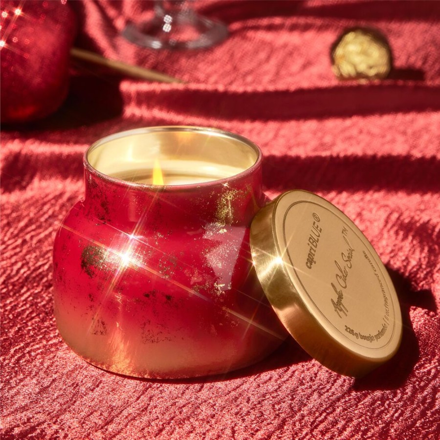 Capri Blue Apple Cider Social Glimmer Petite Jar, 8 Oz | Candles