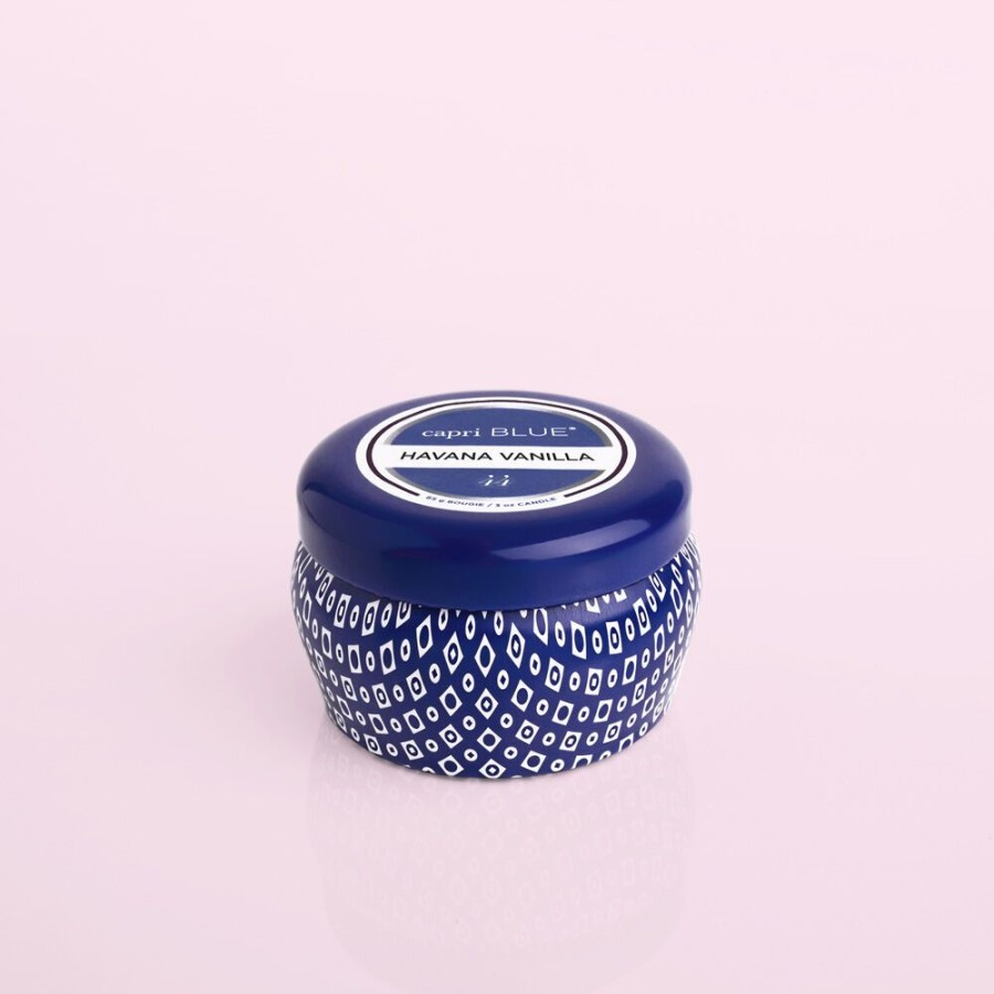 Capri Blue Havana Vanilla Blue Mini Tin, 3 Oz | Candles
