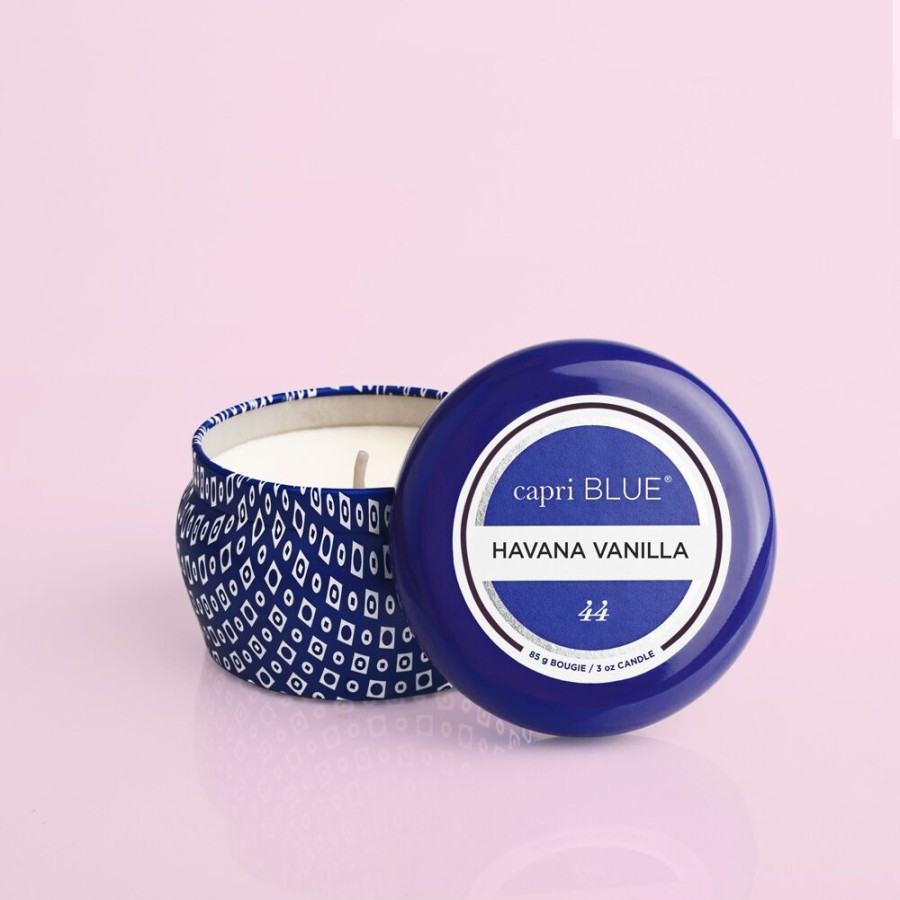 Capri Blue Havana Vanilla Blue Mini Tin, 3 Oz | Candles