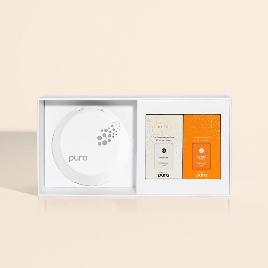 Capri Blue Cb + Pura Smart Home Diffuser Kit, Pumpkin Dulce & Volcano | Diffusers