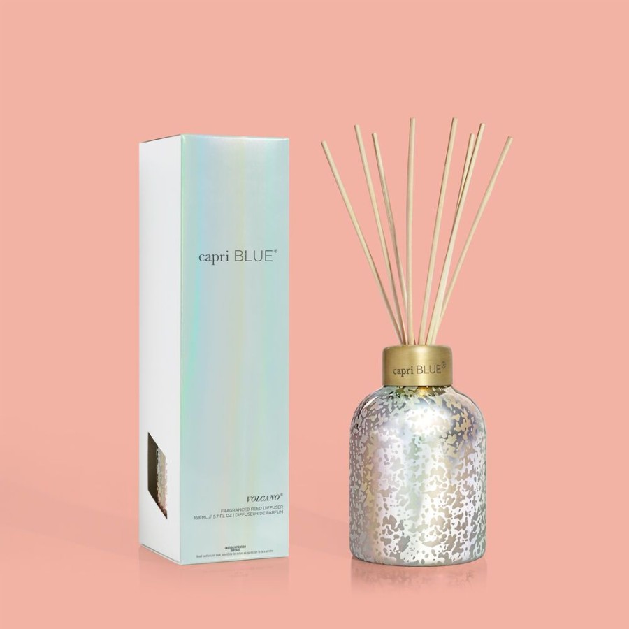 Capri Blue Volcano Mercury Iridescent Petite Reed Diffuser, 5.7 Fl Oz | Diffusers