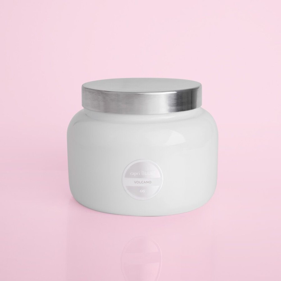 Capri Blue Volcano White Jumbo Jar, 48 Oz | Candles