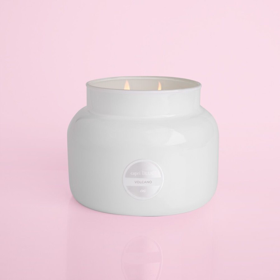 Capri Blue Volcano White Jumbo Jar, 48 Oz | Candles
