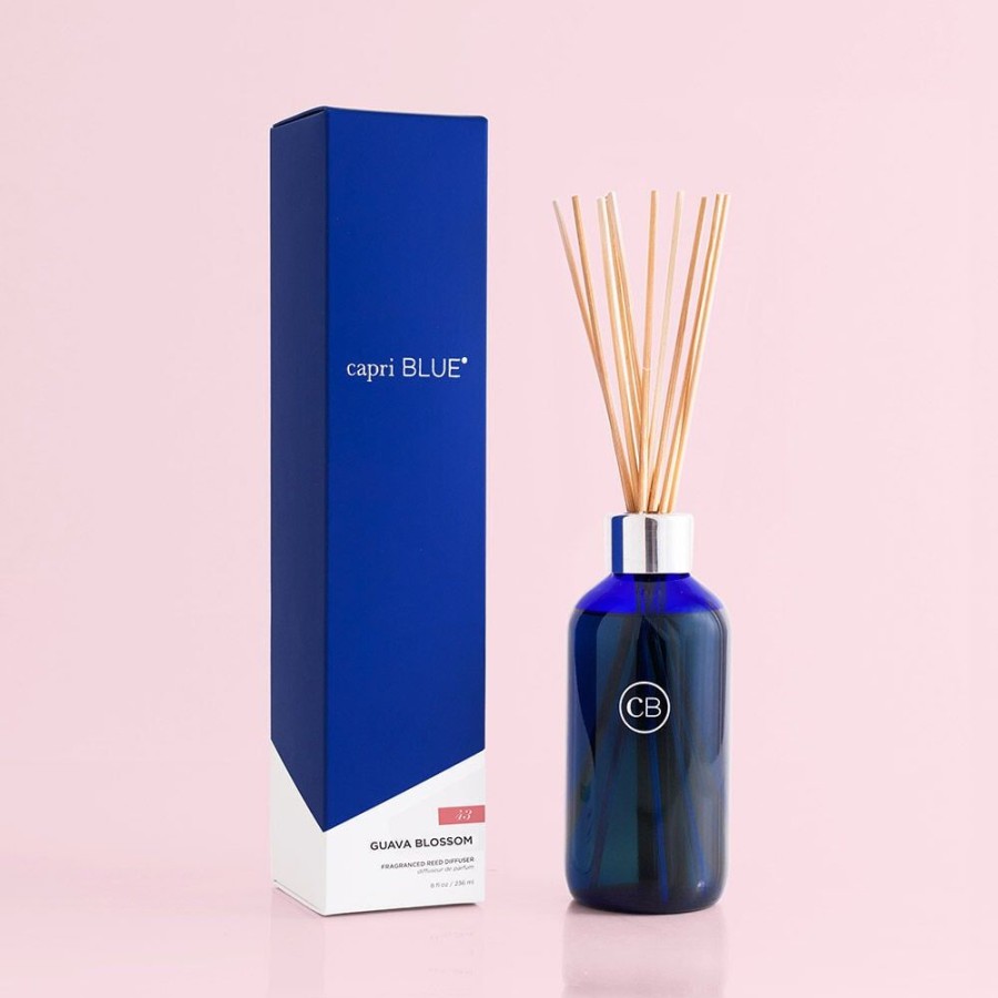 Capri Blue Guava Blossom Signature Reed Diffuser, 8 Fl Oz | Diffusers