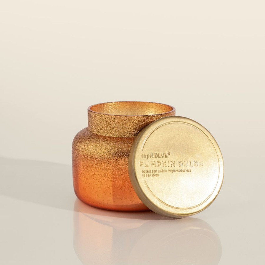 Capri Blue Pumpkin Dulce Glitz Signature Jar, 19 Oz | Candles