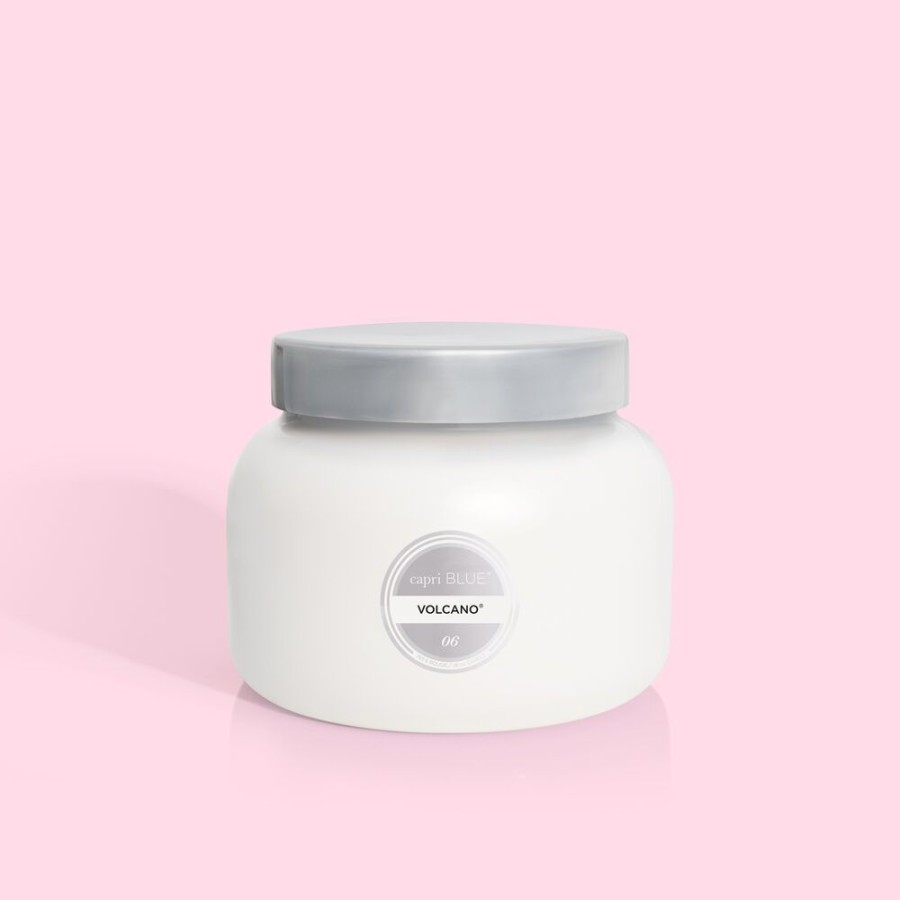 Capri Blue Volcano White Oversized Jar, 28 Oz | Candles