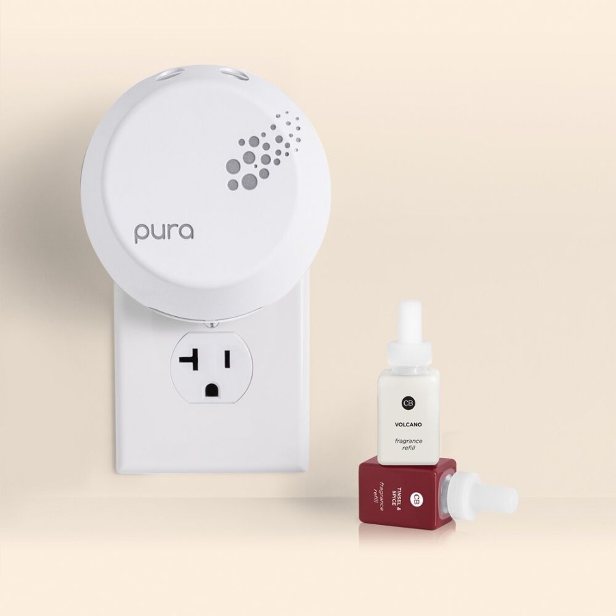 Capri Blue Cb + Pura Smart Home Diffuser Kit, Tinsel & Spice & Volcano | Diffusers