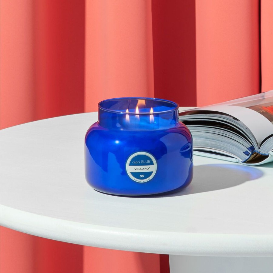 Capri Blue Volcano Blue Oversized Jar, 28 Oz | Candles