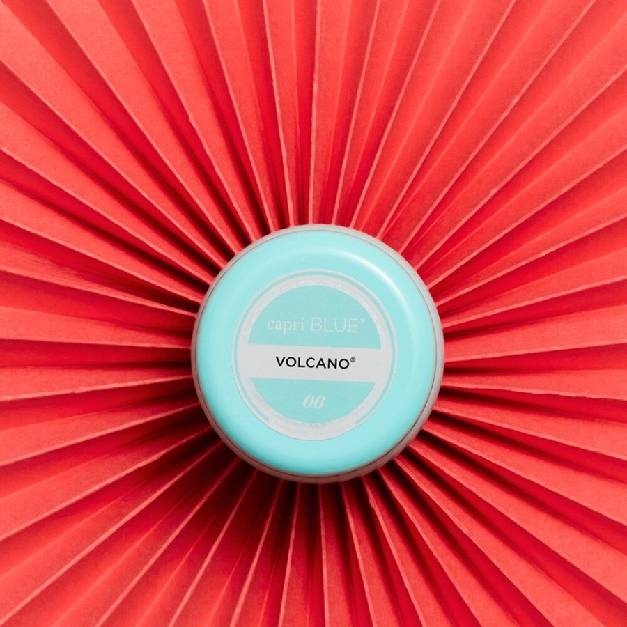 Capri Blue Volcano Aqua Printed Mini Tin, 3 Oz | Candles